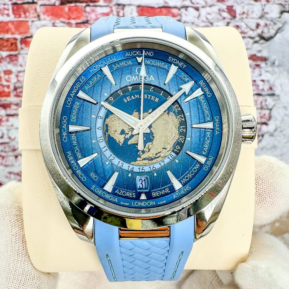 Omega Seamaster Worldtimer 75th Anniversary "Summer Blue" Edition - Full Set